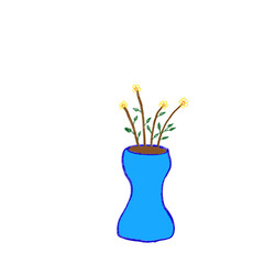 vase with flowers