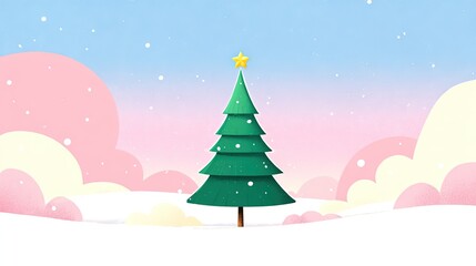 Gradient Christmas Tree Group (Kids�� Product & Art Project Material)