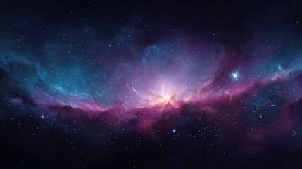 Obraz premium Vast Nebulae Space Landscape
