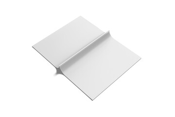 Blank White of A4 Magazine Cover, 3d Illustration