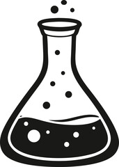 Science Lab Beaker or Flask Sketch