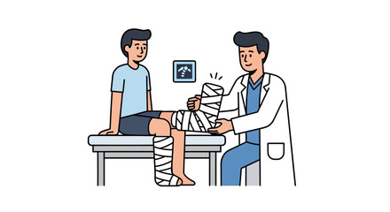 doctor talking to a patient