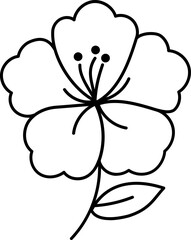 250917_무궁화1송이 아웃라인.svg