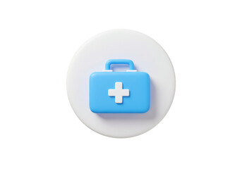 Fototapeta premium First aid kit icon isolated on transparent background