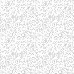 Abstract pattern with geometric shapes creates a visually appealing and versatile surface design