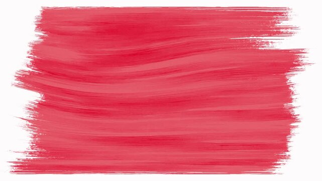 Pink Brush Stroke Drawing Grunge Frame Animation