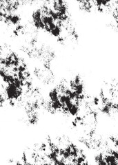 Abstract Grunge Black and White Vector Texture, Distressed Background Overlay