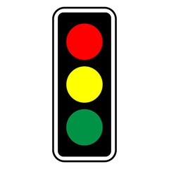 red light icon - traffic sign
