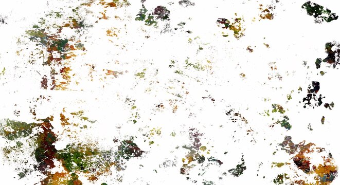 Sfondo astratto colori caldi freddi spruzzati texture irregolare. AI Generated