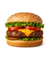 big hamburger  look delicious