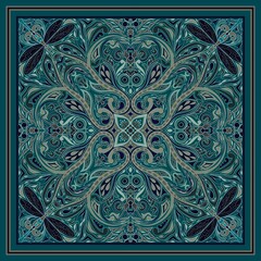 Elegant Pink Paisley Pattern for Bandana