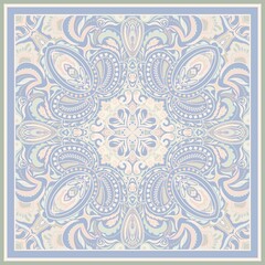 Elegant Pink Paisley Pattern for Bandana