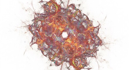 Astratto esplosione colori caldi luce soffusa texture intricata dettagli raffinati. AI Generated