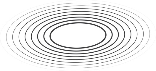 Obraz premium Oval halftone line with blending. Technology design element