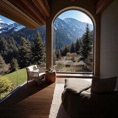 view from the window of a hotel