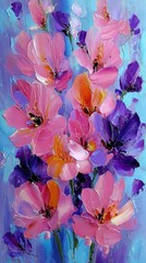 Pink and Purple Flower Arrangement