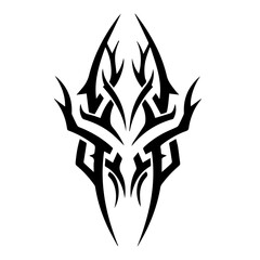 Tribal Mask Abstract Design