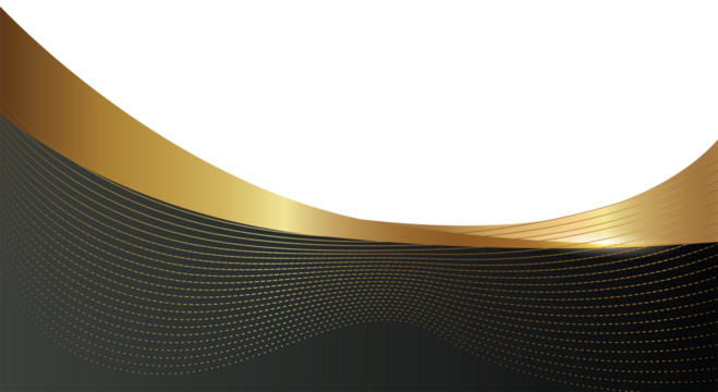 Abstract Golden Wave