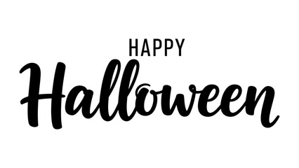 Happy Halloween Script: A clean design with the words Happy Halloween written in a stylish, contemporary font, evoking the spirit of the holiday. 