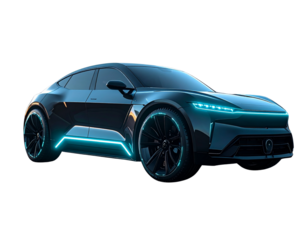 Futuristic Concept SUV with Black Trim Glow