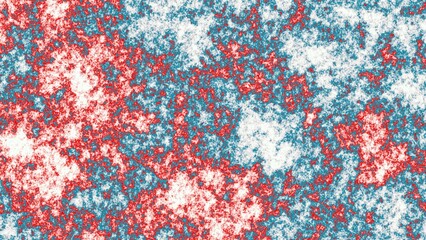 Dynamic red, white, and teal abstract texture, perfect for energetic and modern backgrounds.