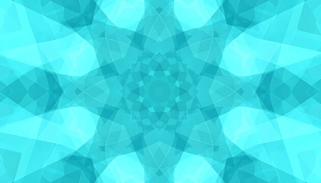 Abstract kaleidoscope pattern - Powered by Adobe