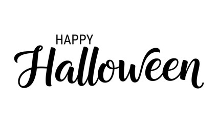 Spooky Halloween Greeting: A festive and inviting greeting in elegant calligraphy, heralding the arrival of All Hallows' Eve. Perfect for seasonal promotions and social media.