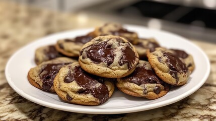 Delicious Homemade Chocolate Drizzled Cookies