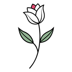 vector illustration of a flower