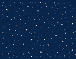 Starry night sky pattern