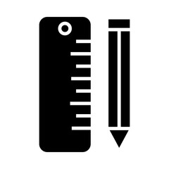 pencil and scale icon