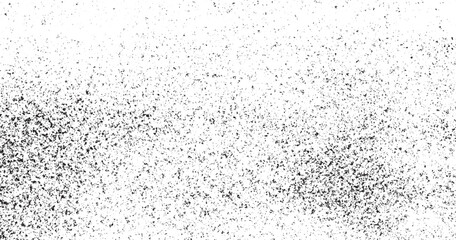 Speckled gritty noise grain pattern overlay. Rough distress grunge black   noise halftone, grit pattern.Vector isolated illustration