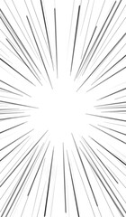 Comic Explosion Burst Lines – Manga Speed Effect Background