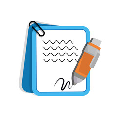 note pad vector design 