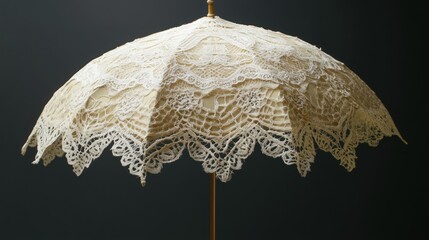 Elegant Lace Parasol: A Vintage Delight