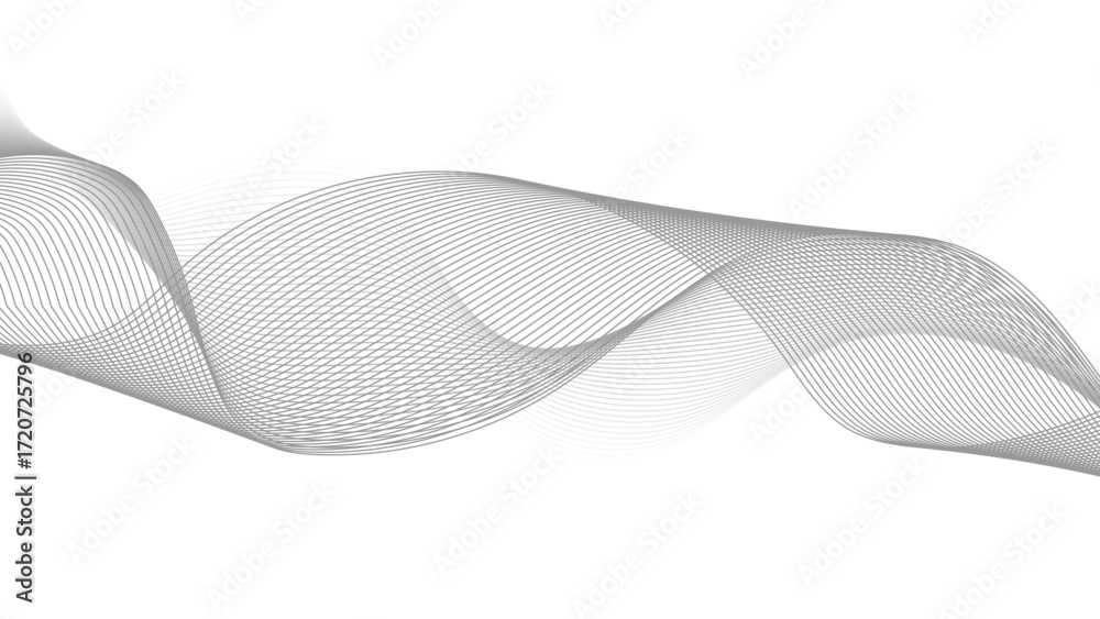 Poster abstract vector background with black wavy lines. fluid vector shaped background. abstract smooth wa