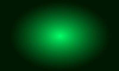Green Glow – Abstract Radial Gradient Background