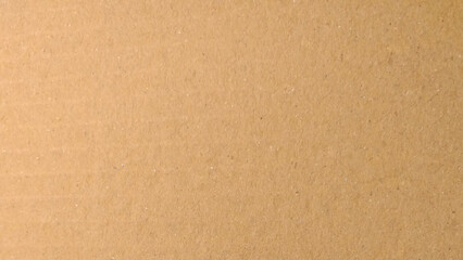 Background of brown kraft paper or cardboard texture. Abstract pattern of beige rough carton, old paper sheet, parchment or papyrus surface, vector realistic illustration