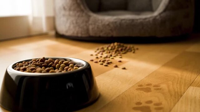 洗練された猫用食器！遊び心溢れる足跡付き (Senretsu sareta neko yō shokki! Asobigokoro afureru ashiato tsu ki)