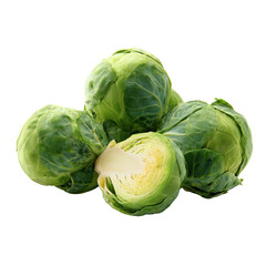 Fototapeta premium Close-up of fresh Brussels sprouts (3)