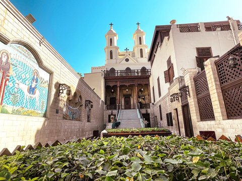 Ancient Coptic church built above a Roman fortress
Hanging Church, Egypt, Coptic, church, Christian