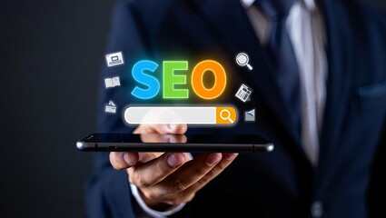 Technology abstract background with person hand touching complex circular diagram on virtual screen with copy-space, innovation, network, big data and internet concept