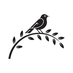 vector illustration of a bird