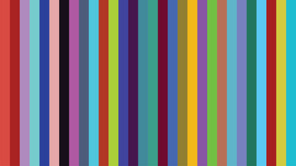Colorful Vertical Stripes Abstract Background Design with Varied Color Palette