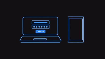 Multi-Factor Authentication Success — Seamless Loop, Alpha Channel — For App Login & Security UI