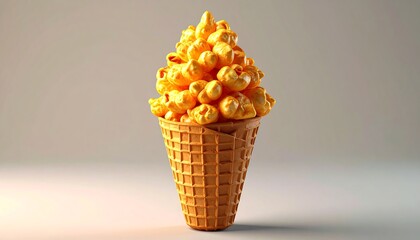 Popcorn cone treat