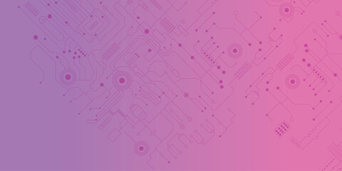 Circuit board pattern. Technology texture, digital tech lines and computer systems seamless background illustration. 