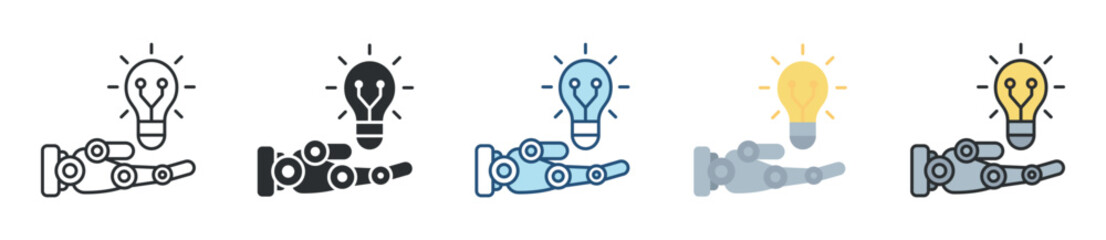 Innovation Icon Set Multiple Style Collection