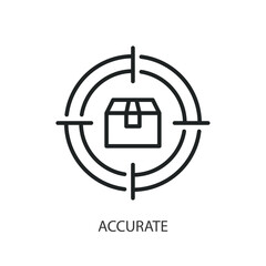 Fototapeta premium Accurate thin line vector icons.