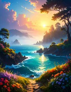 Coastal Sunrise Paradise